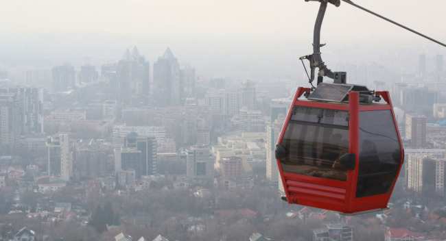 Город Алматы. Архивное фото