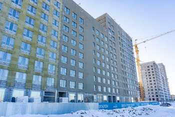 Идут полным ходом монолитные работы блоков 5.3 и 5.4 жилого района Солнечный в Екатеринбурге