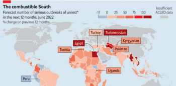 Высокий уровень беспорядков предрекает Кыргызстану издание The Economist