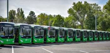 В Бишкек прибыло 250 новых автобусов